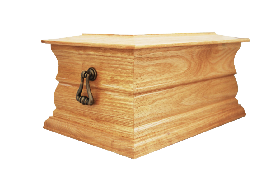 Solid OAk Ashes Casket